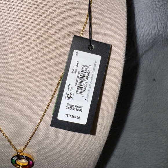 Kate Spade Rainbow Joy Pendant on Chain - Picture 7 of 9